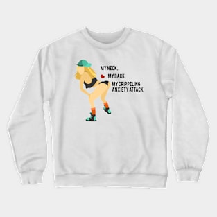 SHITTY MENTAL HEALTH MEMES Crewneck Sweatshirt